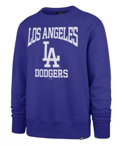 47 Brand Los Angeles Dodgers Team Headline Crewneck Royal