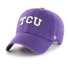 47 Brand TCU Horned Frogs Cleanup Hat Purple