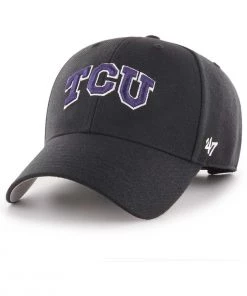 47 Brand TCU Horned Frogs MVP Hat Black