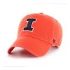 47 Brand Illinois Fighting Illini Cleanup Hat Orange