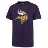 47 Brand Minnesota Vikings Super Rival T-Shirt Purple