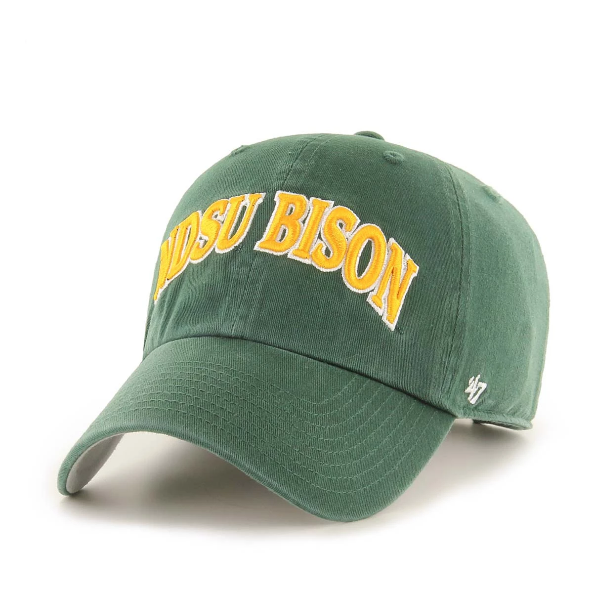 47 Brand North Dakota State Bison Text Cleanup Hat Forest 1 47 Brand North Dakota State Bison Text Cleanup Hat Forest