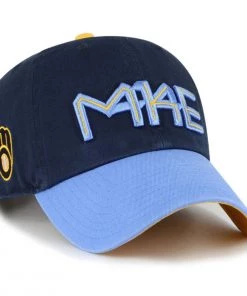47 Brand Milwaukee Brewers City Connect Clean Up Adjustable Hat Light Blue -47 Brand Sales unnamed file 1826