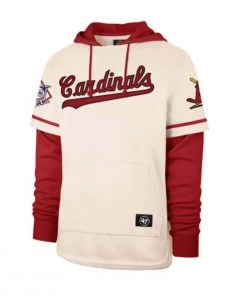 47 Brand St. Louis Cardinals Trifecta Shortstop Hoodie Light Blue
