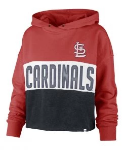 47 Brand Women's St. Louis Cardinals Lizzy Crop Hoodie Red -47 Brand Sales unnamed file 1832