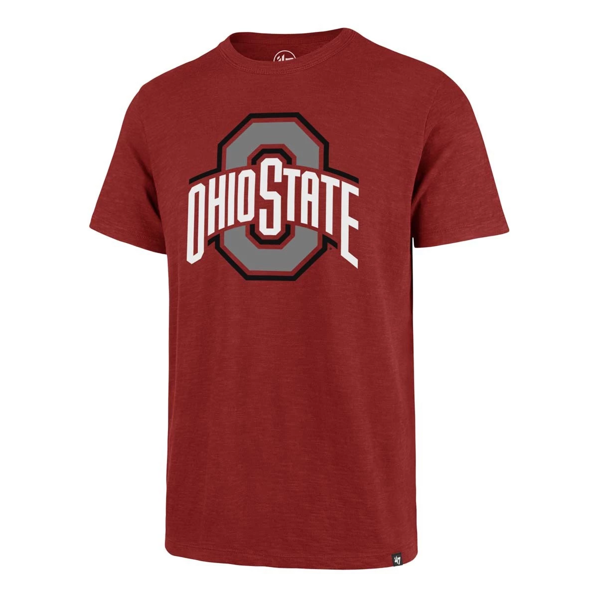 47 Brand Ohio State Buckeyes Grit T-Shirt Red 2 47 Brand Ohio State Buckeyes Grit T-Shirt Red - Image 2