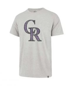47 Brand Colorado Rockies Franklin T-Shirt Grey Heather