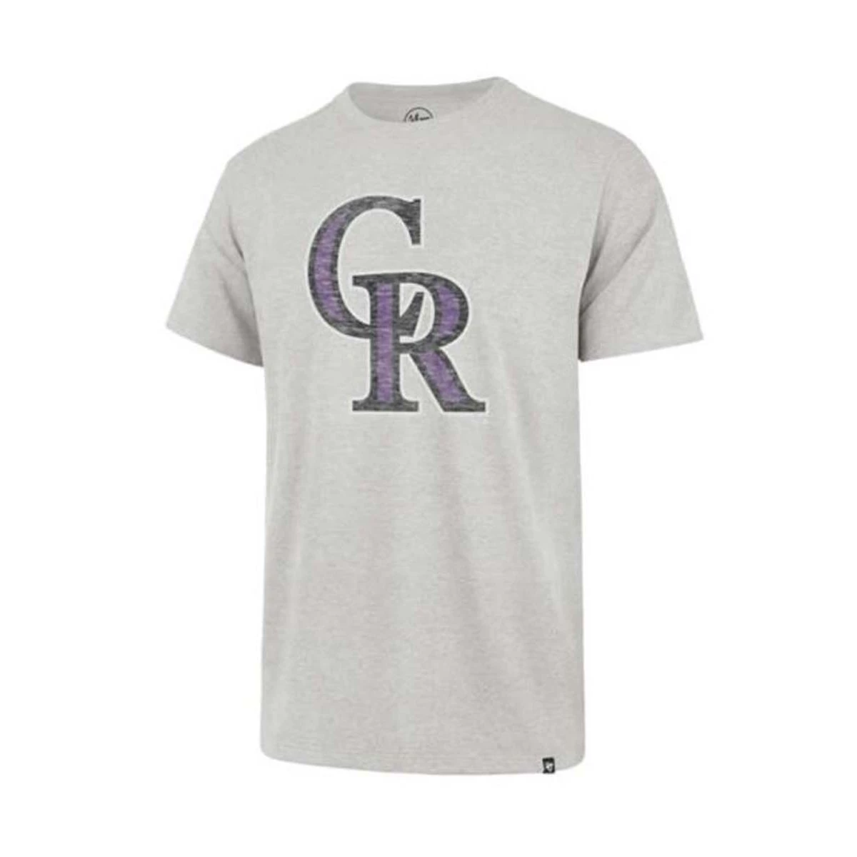 47 Brand Colorado Rockies Franklin T-Shirt Grey Heather 1 47 Brand Colorado Rockies Franklin T-Shirt Grey Heather