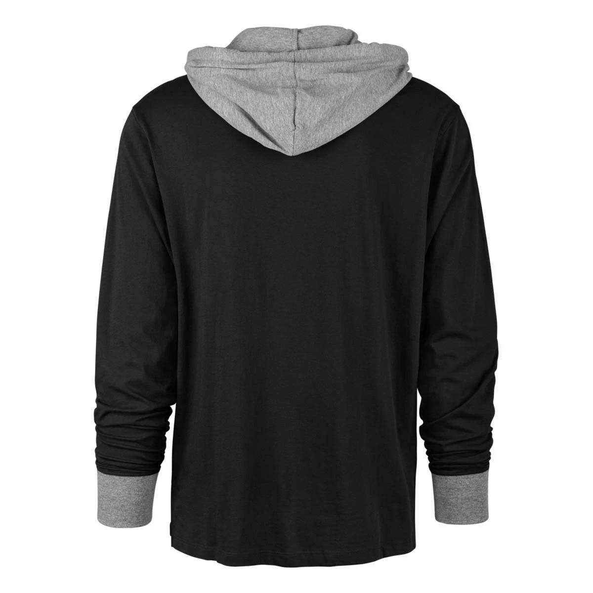 47 Brand Iowa Hawkeyes Hooded Domino Long Sleeve Shirt Black 2 47 Brand Iowa Hawkeyes Hooded Domino Long Sleeve Shirt Black - Image 2