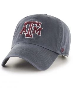 47 Brand Texas A&M Aggies Cleanup Hat Charcoal