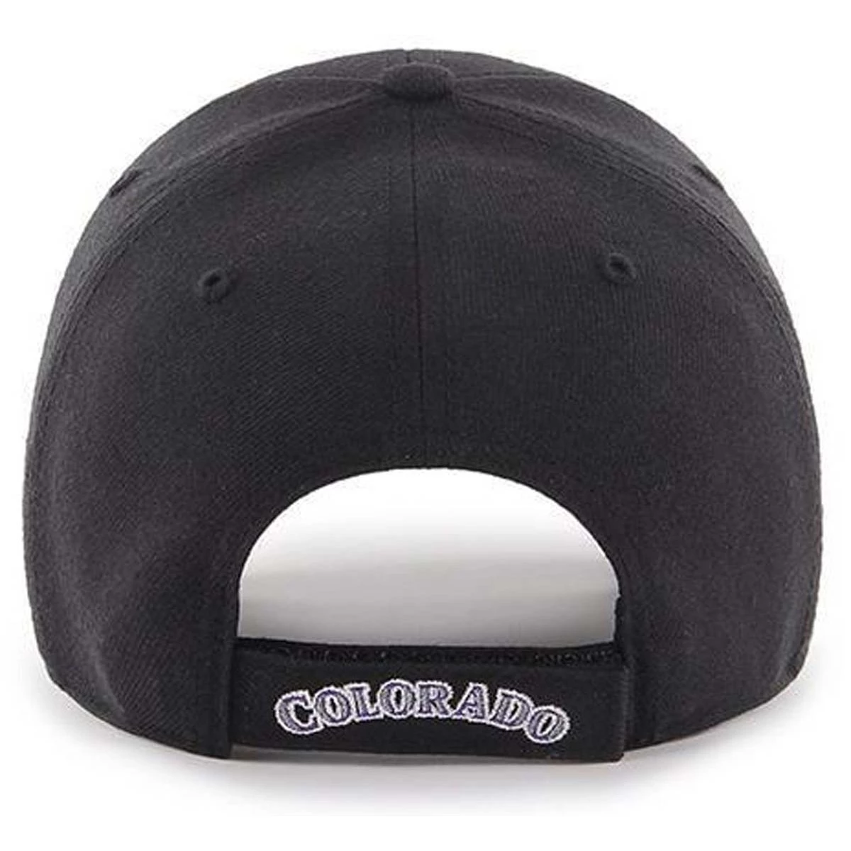 47 Brand Colorado Rockies MVP Hat Black 2 47 Brand Colorado Rockies MVP Hat Black - Image 2