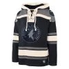 47 Brand Minnesota Timberwolves Superior Lacer Hoodie Navy