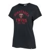 47 Brand Women's Minnesota Twins Fade Up Frankie T-Shirt Blue