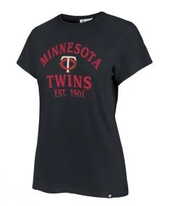 47 Brand Women's Minnesota Twins Fade Up Frankie T-Shirt Blue -47 Brand Sales unnamed file 200
