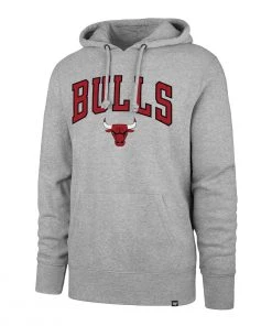 47 Brand Chicago Bulls Pregame Hoodie Slate