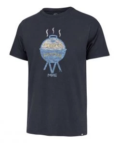 47 Brand Milwaukee Brewers City Connect Premier T-Shirt Atlas Blue