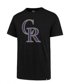 47 Brand Colorado Rockies Imprint Rival T-Shirt Black