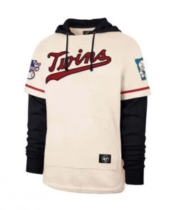 47 Brand Minnesota Twins Trifecta Shortstop Retro Hoodie Light Blue