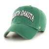 47 Brand North Dakota Fighting Hawks Wordmark Cleanup Hat Black