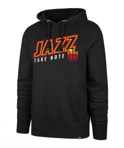 47 Brand Utah Jazz City Edition Headline Hoodie Black