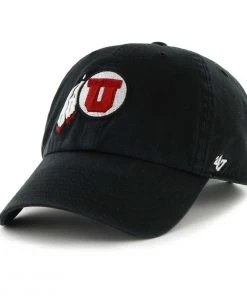 47 Brand Utah Utes Cleanup Hat Charcoal