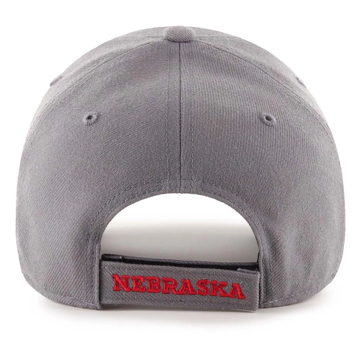 47 Brand Nebraska Cornhuskers Script MVP Hat Dark Grey 2 47 Brand Nebraska Cornhuskers Script MVP Hat Dark Grey - Image 2
