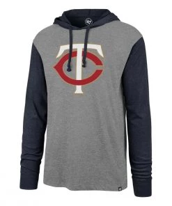 47 Brand Minnesota Twins Call Back Hoodie Grey Heather