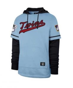 47 Brand Minnesota Twins Trifecta Shortstop Retro Hoodie Cream
