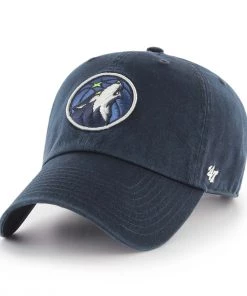 47 Brand Minnesota Timberwolves Clean Up Hat Navy