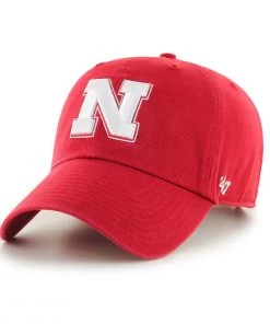 47 Brand Nebraska Cornhuskers Logo Cleanup Hat Black