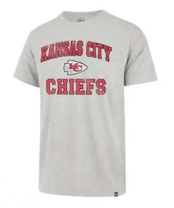47 Brand Kansas City Chiefs Union Arch T-Shirt Grey Heather