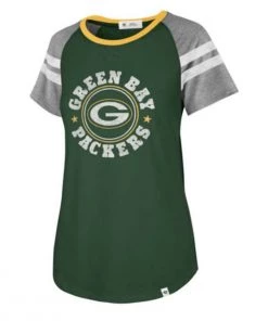 47 Brand Women's Green Bay Packers Static T-Shirt Elm Green