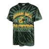 47 Brand Green Bay Packers Brickhouse Tubular Tie Dye T-Shirt