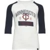 47 Brand Kids' Minnesota Twins Wash T-Shirt White