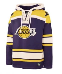 47 Brand Los Angeles Lakers Lacer Hoodie Purple
