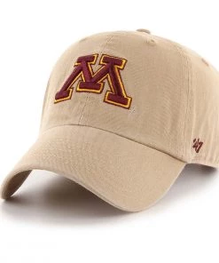 47 Brand Minnesota Golden Gophers Clean Up Hat Khaki
