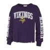 47 Brand Women's Minnesota Vikings Parkway Long Sleeve Shirt Purple