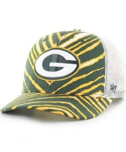 47 Brand Green Bay Packers Zubaz Trucker Adjustable Hat