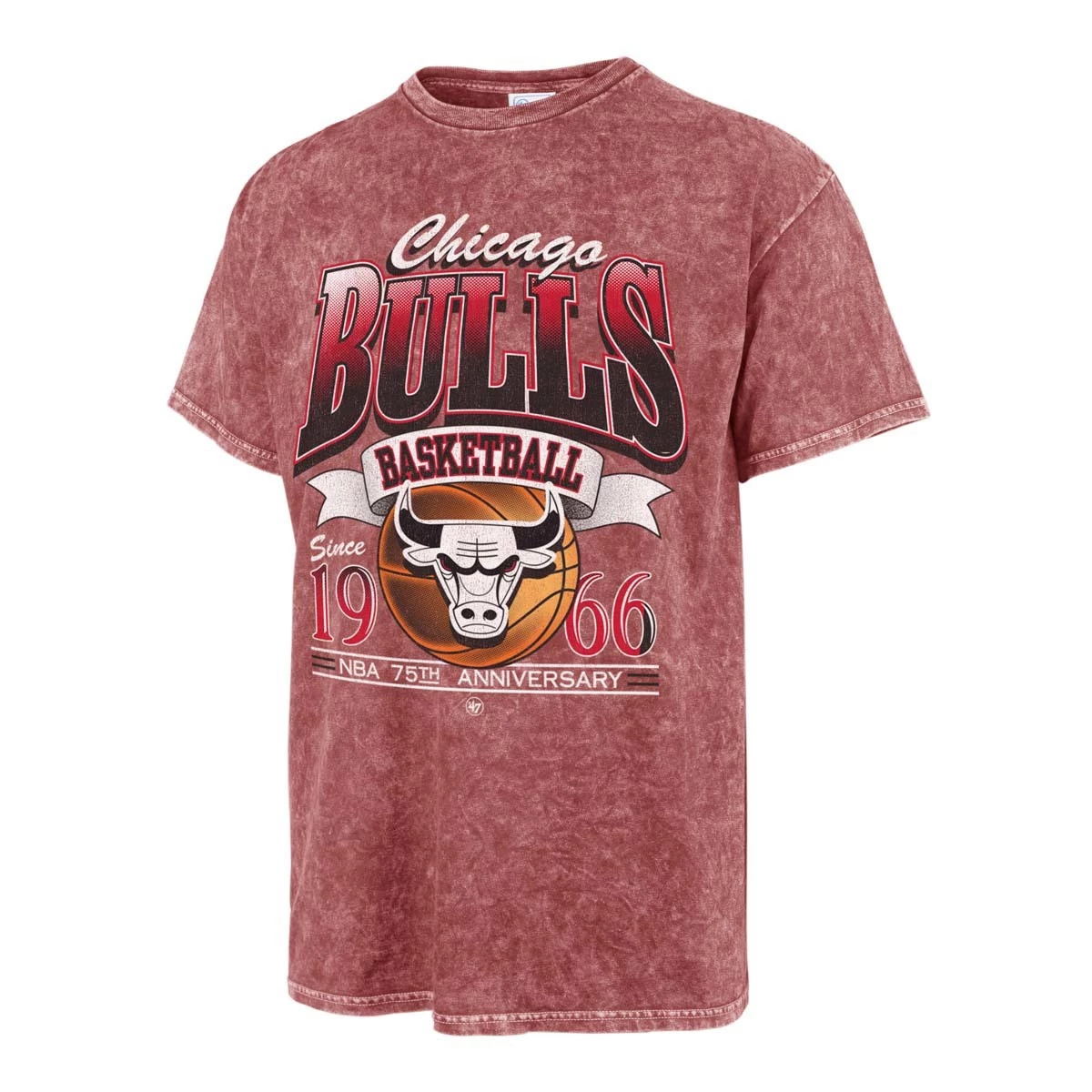 47 Brand Chicago Bulls City Edition Tubular T-Shirt Red 1 47 Brand Chicago Bulls City Edition Tubular T-Shirt Red