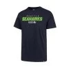 47 Brand Seattle Seahawks Traction T-Shirt Grey Heather