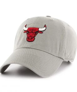 47 Brand Chicago Bulls Clean Up Hat Grey
