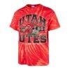 47 Brand Utah Utes Brickhouse T-Shirt Red