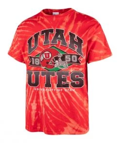 47 Brand Utah Utes Brickhouse T-Shirt Red