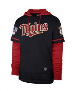 47 Brand Minnesota Twins Trifecta Shortstop Hoodie Navy