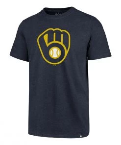 47 Brand Milwaukee Brewers Imprint Club T-Shirt Navy -47 Brand Sales unnamed file 580