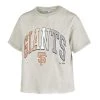 47 Brand Women's San Francisco Giants Aurora Tubular Cropped T-Shirt Dune