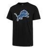 47 Brand Detroit Lions Super Rival Imprint T-Shirt Black
