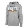 47 Brand Denver Nuggets City Edition Stripe Headline Hoodie Grey Heather