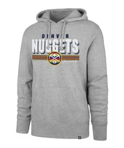 47 Brand Denver Nuggets City Edition Stripe Headline Hoodie Grey Heather -47 Brand Sales unnamed file 607