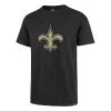 47 Brand New Orleans Saints Grit Scrum T-Shirt Charcoal